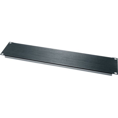 Middle Atlantic BL2 Panels Middle Atlantic 2ru Flanged Blank Aluminum Rack Panel - Black Brushed (bl2) 040893100036