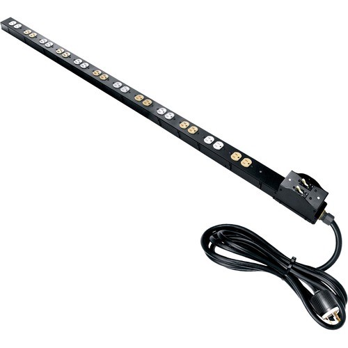 Middle Atlantic PD-2X1215TL-30CB Power Strips Middle Atlantic Pd-2x1215tl-30cb Power Strip - Nema L5-30 - 24 X Nema L5-30r - 9.50 Ft Cord - 30 A C Pd2x1215tl30cb 656747080944