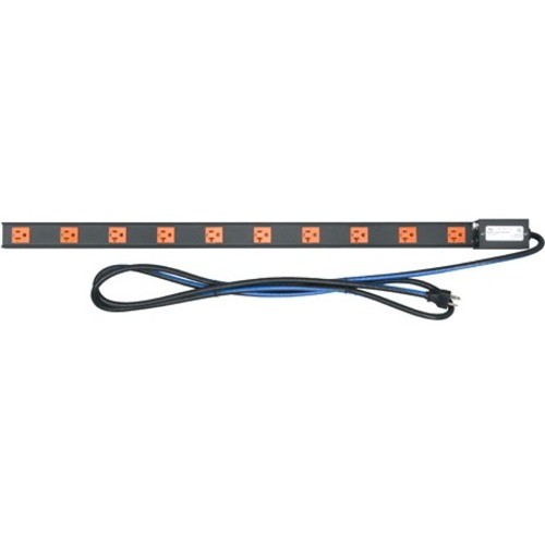 Middle Atlantic PDT-1020C-NS Power Strips Middle Atlantic Pdt Vertical Power Strip - 10 Outlet, 20a - Nema 5-20p - 10 X Nema 5-20r - 10 Ft Cor Pdt1020cns 656747065378