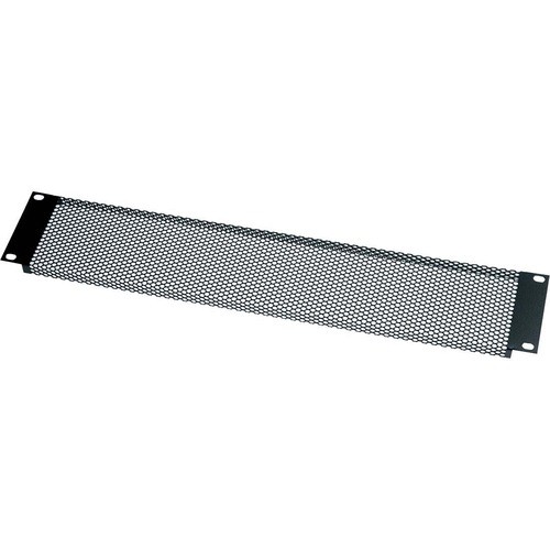 Middle Atlantic VT2 Panels Middle Atlantic 2ru Vented Rack Panel - Perforated With 64% Open Area - Flanged - Steel - Black - 2u 840014176144