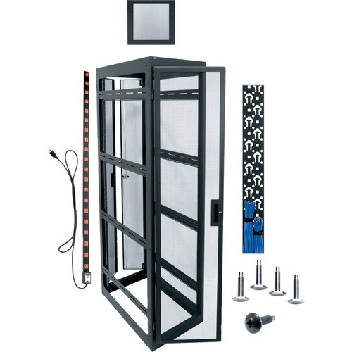 Middle Atlantic WMRK-4242SVR-AB Rack Equipment Middle Atlantic Wmrk Series 42ru Pre-configured Server Rack - 44.3in Depth Floor Standing Rack - 42u Wmrk4242svrab 656747095535