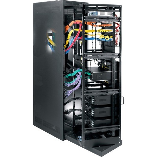 Middle Atlantic WR-37-42 Rack Equipment Middle Atlantic Roll Out Rotating System In Steel Host Enclosure - 37u Rack Height - Black - Steel - Wr3742 656747102882