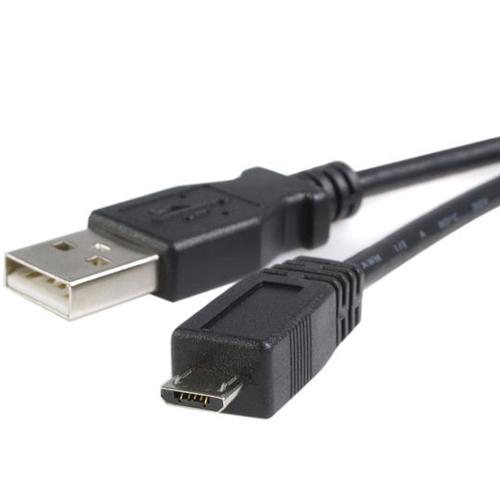 Startech UUSBHAUB1 Cables 1 Ft Micro Usb Cable - A To Left Angle Micro B 065030835169