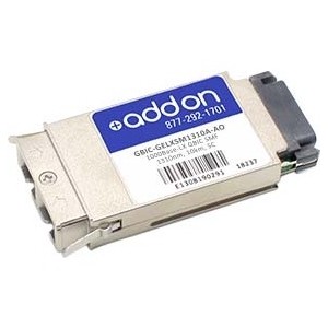 Addon GBIC-GELXSM1310A-AO Switch Modules Addon Hp Gbic-gelxsm1310a Compatible Taa Compliant 1000base-lx Gbic Transceiver (smf, 1310nm, 10km,  Gbicgelxsm1310aao 821455091401
