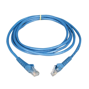 Eaton N201-015-BL Cables Eaton Tripp Lite Series Cat6 Gigabit Snagless Molded (utp) Ethernet Cable (rj45 M/m), Poe, Blue, 15  N201015bl 818214128546