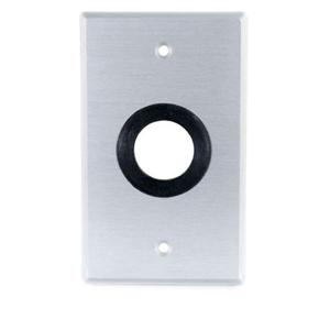 C2g 40488 Faceplates & Mounting Boxes C2g 1in Grommet Cable Pass Through Single Gang Wall Plate - Brushed Aluminum - 1-gang (40488) 032017020184