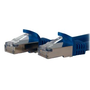 Startech C6ASPAT1BL Cables 1 Ft Blue Shielded Snagless 10 Gigabit Rj45 Stp Cat6a Patch Cable 818215501331