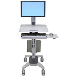 Ergotron 24-198-055 Stands & Cabinets Workfit-c, Single Ld Sit-stand Workstation 24198055 698833010893