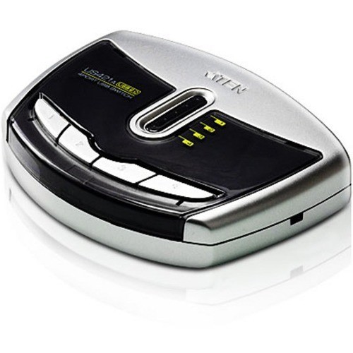 Aten US421A USB/Firewire Adapters Aten 4-port Usb 2.0 Peripheral Switch - Usb 2.0 - External - 5 Usb Port(s) - 5 Usb 2.0 Port(s) (us42 672792001888