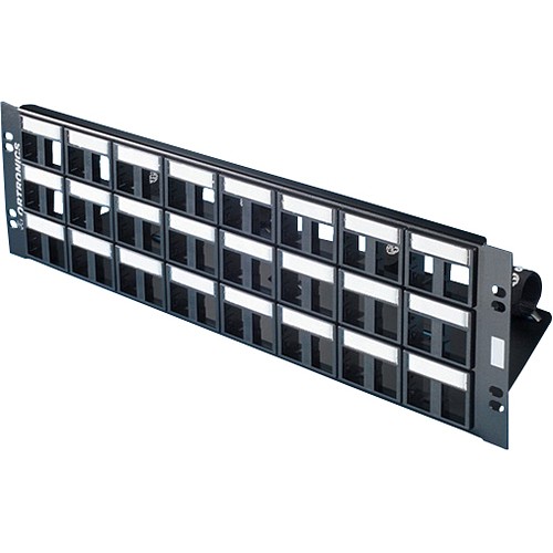 C2g 401045292 Patch Panels Ortronics Tracjack Patch Panel Kit For 48 Modules - 48 - 48 Port(s) - 3u High - Black - Rack-mountab 662875341512