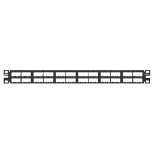 Panduit CPP48HDEWBL Patch Panels Panduit Cpp48hdewbl 48-port Modular Patch Panel - 48 - 48 Port(s) - 48 X Rj-11 007498391252