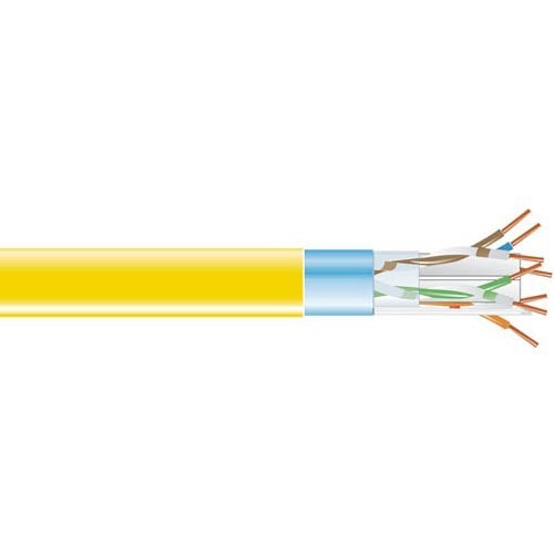 Black Box EVNSL0604A-1000 Cables Cat6 400-mhz Solid Bulk Cable F/utp Cmr Pvc Yl 1000ft Spool Evnsl0604a1000 822088074472