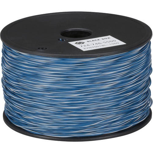 Black Box EYN7001BL-1000 Cables Cat3 16-mhz Solid Ethernet Bulk Cable - Unshielded (utp), Cm Pvc, Blue, 1000-ft. (eyn7001bl-1000) Eyn7001bl1000 680466199038