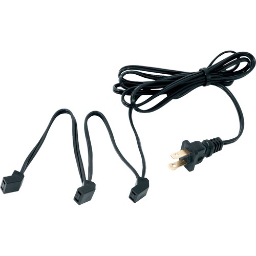 Middle Atlantic FANCORD-3X1 Power Cords Middle Atlantic Rack Fan Power Cord For Multiple Rack Fans - 3 Fans - For Fan - Black - 6 Ft Cord Le Fancord3x1 656747094385