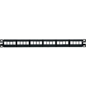 Panduit NKFP24Y Patch Panels Panduit Netkey Nkfp24y Modular Patch Panel - 24 - 24 Port(s) - 24 X Rj-45 - 1u High - 19" Wide - Rac 011650974207
