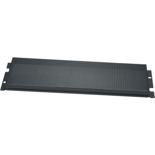 Middle Atlantic SF3 Panels Middle Atlantic 3 Ru Fixed Security Cover - Steel - Black - 3u Rack Height - 5.3" Height X 19" Width 656747021015