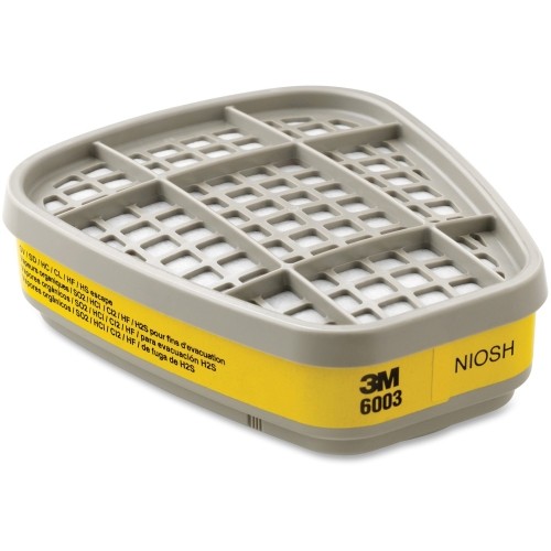 3m 6003 Air Respirator Accessories 6003 Organic Vapor/acid Gas Cartridge MMM6003 051131070479