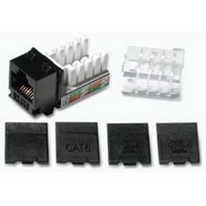 C2g 29313 Cable Ends/Connectors Cat6 90 Keystone Jack Black - Provides A Secure Cable Connection,includes 110-type (29313) 757120293132
