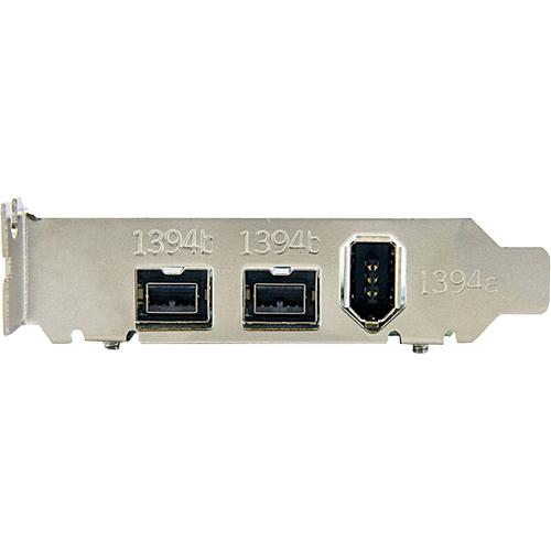 Startech PEX1394B3LP USB/Firewire Adapters 3 Port 2b 1a Low Profile 1394 Pci Express Firewire Card Adapter 065030837897