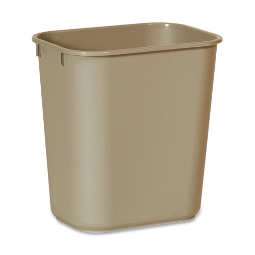 Rubbermaid FG295500BEIG Wastebaskets & Trash Cans Standard Series Wastebaskets RCP295500BG 818279617467