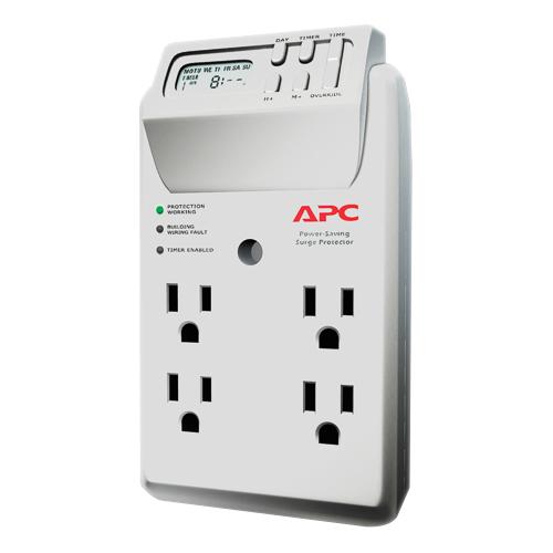 Apc Schneider P4GC Surge Protectors Apc By Schneider Electric Surgearrest Essential P4gc 4-outlets Surge Suppressor - 1080 J - 120 V Inp 696551983581