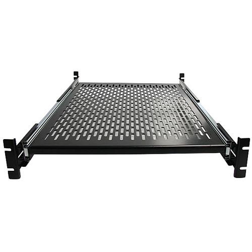 Startech UNISLDSHF19 Rack Equipment 19" Adjustable Sliding Server Rack Cabinet Shelf 065030837859