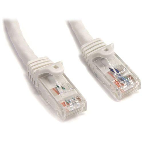 Startech N6PATCH3WH Cables 3 Ft White Snagless Cat6 Utp Patch Cable 650308361800