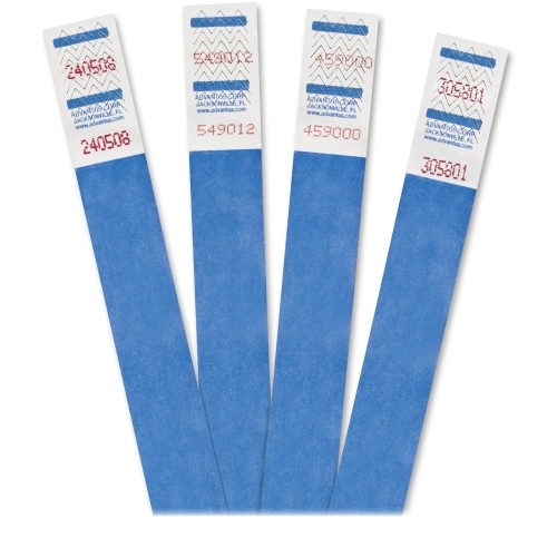 Advantus Corp 75513 Labels 500-pack Tyvek Colored Wrist Bands AVT75513 088021245679