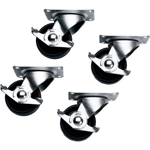 Middle Atlantic 5WL Wheels/Casters Middle Atlantic Slim 5 Series Caster Kit - Locking Casters (5wl) 650361660834