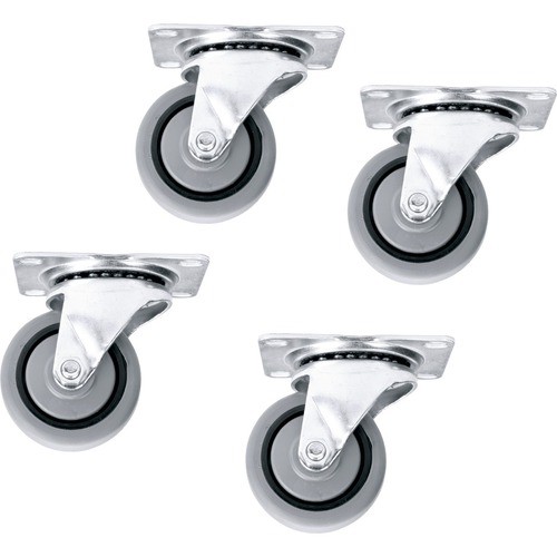 Middle Atlantic 5WR Wheels/Casters Middle Atlantic Set Of 4 Non-locking Fine Floor Casters - Rubber - 4 / Set (5wr) 656747067082