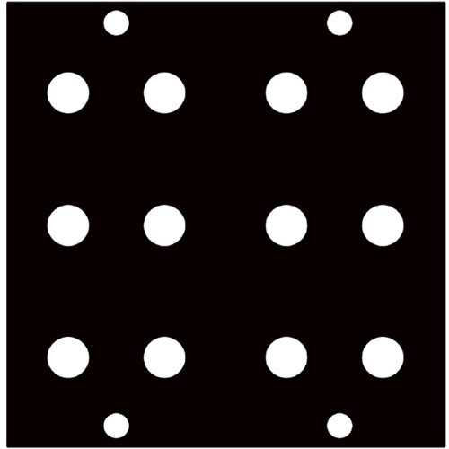 Middle Atlantic BANA6 Panels Middle Atlantic Ucp Punchout Panel - Metal - Black (bana6) 656747002489