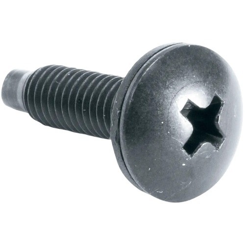 Middle Atlantic HPMP Fasteners Middle Atlantic Rackscrews, 10-32, Truss-head, 50 Pc. - Rack Screw - 10 - Truss - Steel - Black (hpm 656747008436