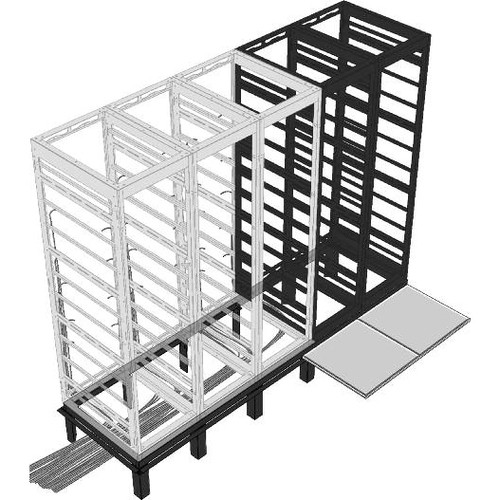 Middle Atlantic RIB-3-MRK-31 Rack Equipment Middle Atlantic Rib-3-mrk-31 Riser Base - Black - Steel Rib3mrk31 656747030642