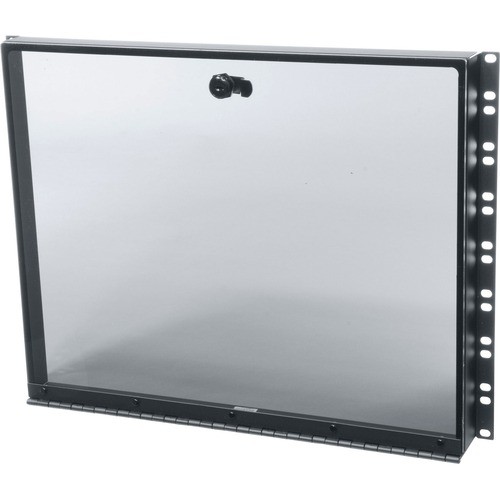 Middle Atlantic SECL-8 Panels Middle Atlantic 8ru Fixed Security Cover With Hinged Plexi Door - Steel, Plexiglass - Smoked Gray -  Secl8 656747020933