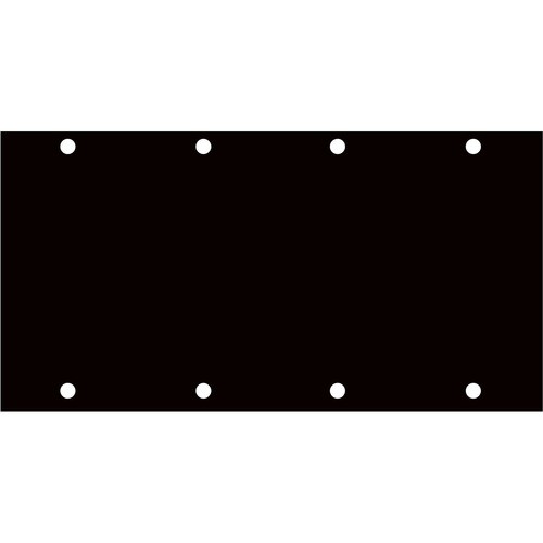Middle Atlantic UCPB2 Panels Middle Atlantic Ucp Blanking Panel - Steel - Black - 2u Rack Height - 3.5" Height X 6.8" Width (ucpb 656747022906
