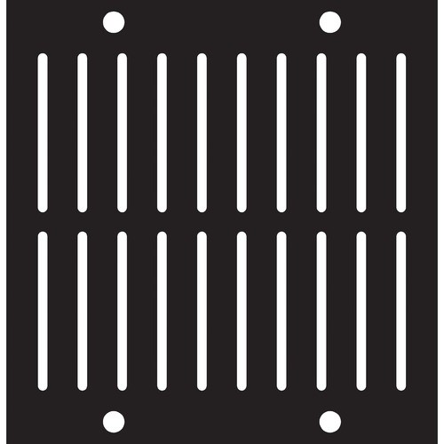 Middle Atlantic UCP-VT Panels Middle Atlantic Ucp Vent Panel - Steel - Black - 2u Rack Height - 3.5" Height X 3.1" Width (ucp-vt) Ucpvt 656747022883