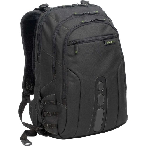 Targus TBB019US Carrying Cases Targus Spruce Ecosmart Tbb019us Carrying Case (backpack) For 17" Notebook - Black, Green - Taa Compl 092636250744