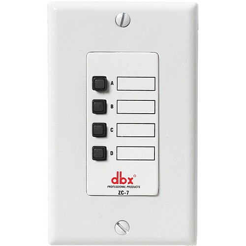 Dbx ZC-7 A/V Control Panels Dbx Zc-7 - Page Assignment Controller For Zonepro Zc7 