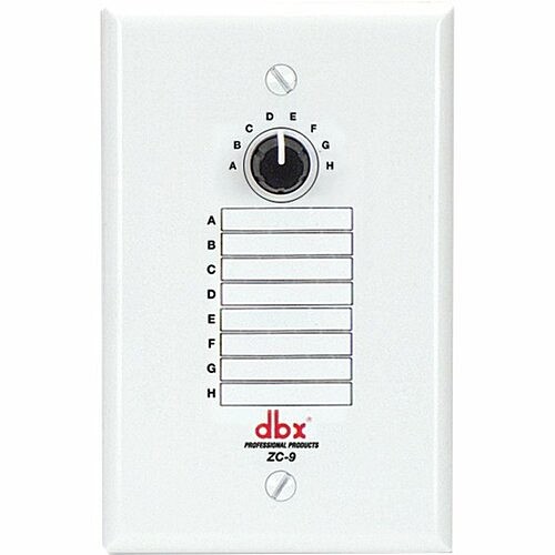 Dbx ZC-9 A/V Control Panels Dbx Zc9 Wall-mounted Zone Controller (zc-9) 