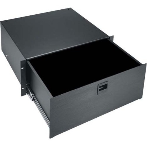 Middle Atlantic D4 Rack Equipment Middle Atlantic D4 Heavy-duty Rack Drawer - 4u Rack Height X 19" Rack Width - Rack-mountable - Black 656747004490
