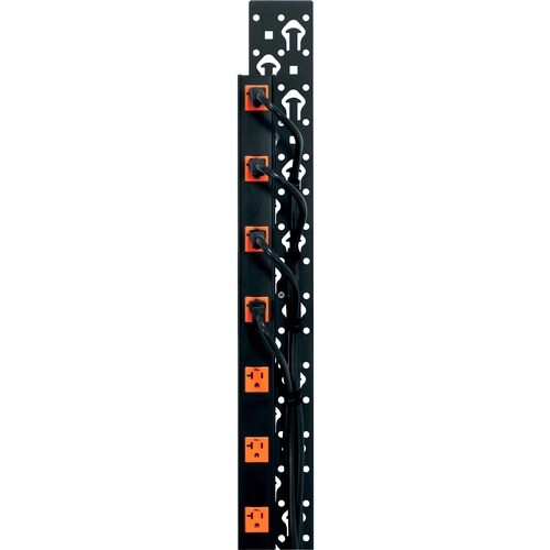 Middle Atlantic LACE-40-OWP Cable Management Middle Atlantic 40ru Lace Strip With Tie Posts - 4.75in Wide - 6 Piece - Cable Strap - Black - 6 Pac Lace40owp 656747093630