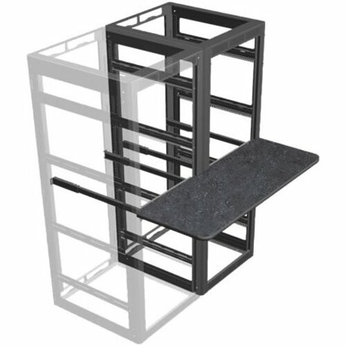 Middle Atlantic WS3-M31-18 Rack Equipment Middle Atlantic Ws Rack Shelf - 2u Rack Height18" Rack Depth - Rack-mountable - Black - Laminate, Gr Ws3m3118 656747035913