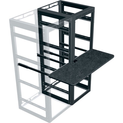 Middle Atlantic WS4-M26-24 Rack Equipment Middle Atlantic Ws Rack Shelf - 2u Rack Height24" Rack Depth - Rack-mountable - Black - Laminate, Gr Ws4m2624 656747044007