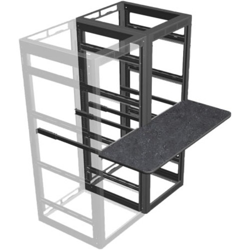 Middle Atlantic WS4-M31-18 Rack Equipment Middle Atlantic Ws Rack Shelf - 2u Rack Height18" Rack Depth - Rack-mountable - Black - Laminate, Gr Ws4m3118 656747035920