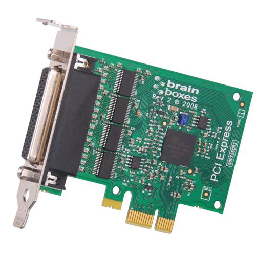 Brainboxes PX-260 Serial Adapters (Multiport) Brainboxes 4 Port Rs232 Low Profile Pci Express Serial Card - Pci Express X1 - 4 X Db-9 Rs-232 - Ser Px260 837324002089