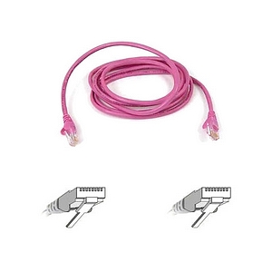 Belkin A7J304-1000-PNK Cables Bulk Cable - Shielded Twisted Pair (stp) - Bare Wire Right Connector - Bare Wire (a7j304-1000-pnk) A7j3041000pnk 722868267882