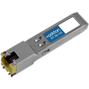 Addon 3CSFP93-AO Switch Modules Addon Hp 3csfp93 Compatible Taa Compliant 10/100/1000base-tx Sfp Transceiver (copper, 100m, Rj-45) - 3csfp93ao 821455017067