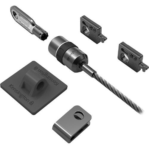 Kensington K64617 Cable Locks Kensington K64617 Desktop And Peripherals Locking Kit - Steel - 8 Ft 858966461744