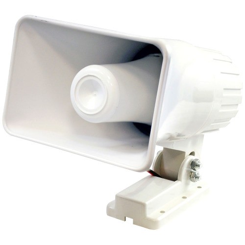 Pyle PHSP4 PA Systems Pylehome 6'' Indoor / Outdoor 50 Watts Pa Horn Speaker - 50 W Amplifier - Built-in Amplifier - White 765042396275