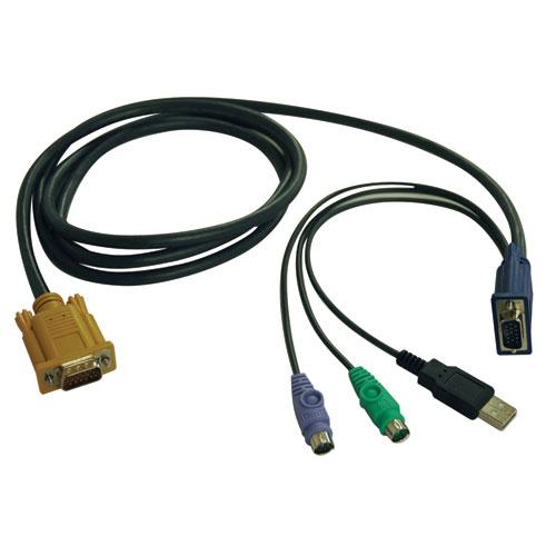 Eaton P778-015 Cables Tripp Lite By Eaton Usb/ps2 Combo Cable For Netdirector Kvm Switches B020-u08/u16 And Kvm B022-u16,  P778015 037332155498